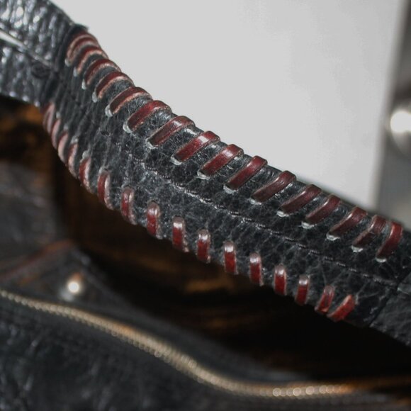 Tano Slouch Leather India Side Rings & Pockets Braided Strap Hobo Shoulderbag - Picture 5 of 13